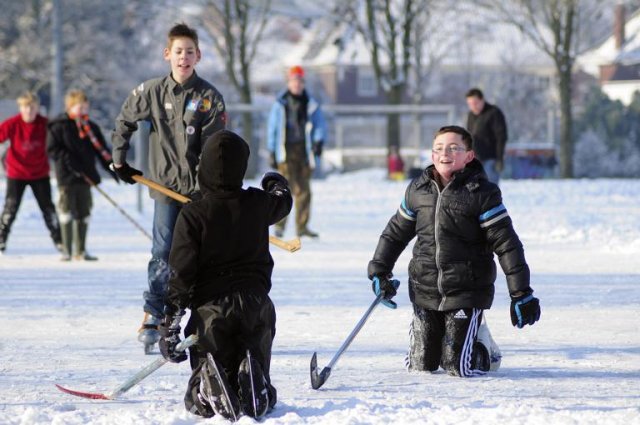 Schaatsen luchtverkenners 2012