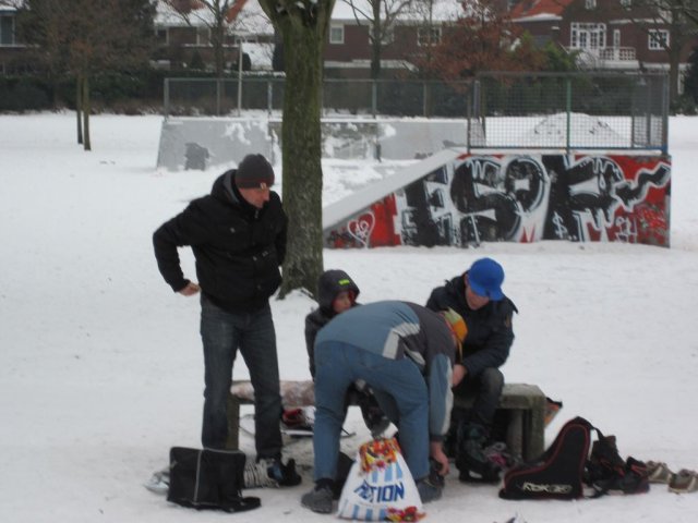 Schaatsen luchtverkenners 2013